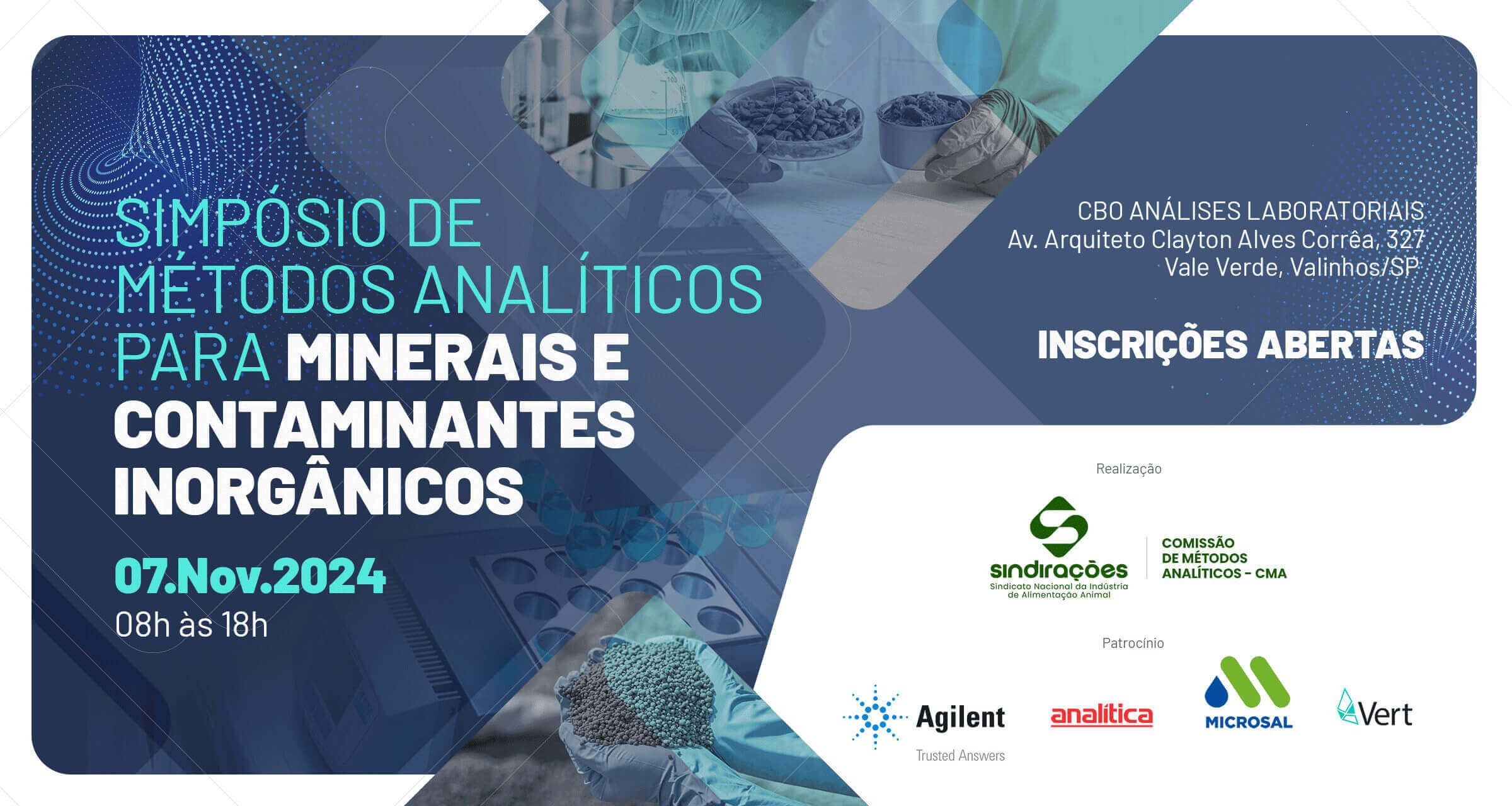 Simpósio de Métodos Analíticos para Minerais e Contaminantes Inorgânicos